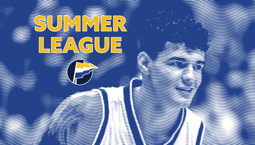 Summer season League 1. Warriors vs. Warmth, 3:30 p.m.